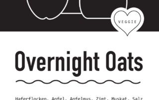 Plakat mit Skizze Overnight Oats zum Kaufen