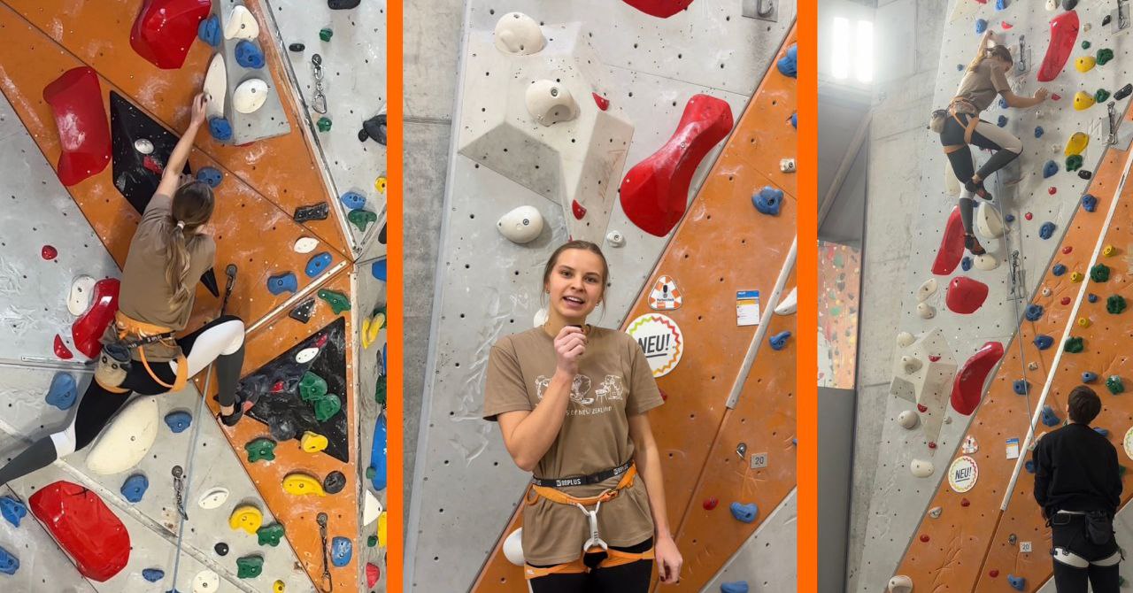 Antonia klettert 7- der neuen Routen
